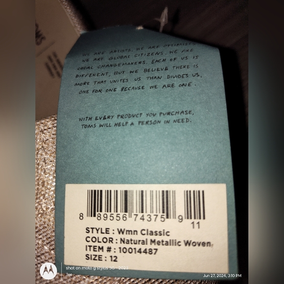 Women's size 12 Toms - Picture 10 of 12